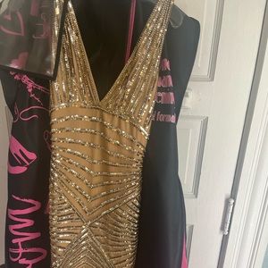 Beautiful gold sequin Dress
